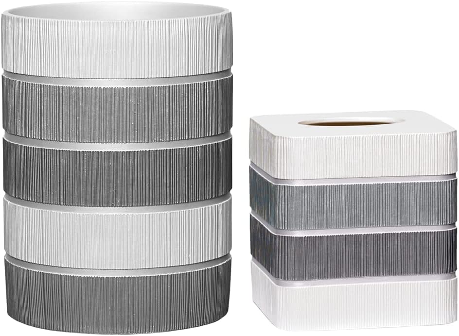 Zahari Home 2pc Modern Line Stylish Bath Accessories Set Review