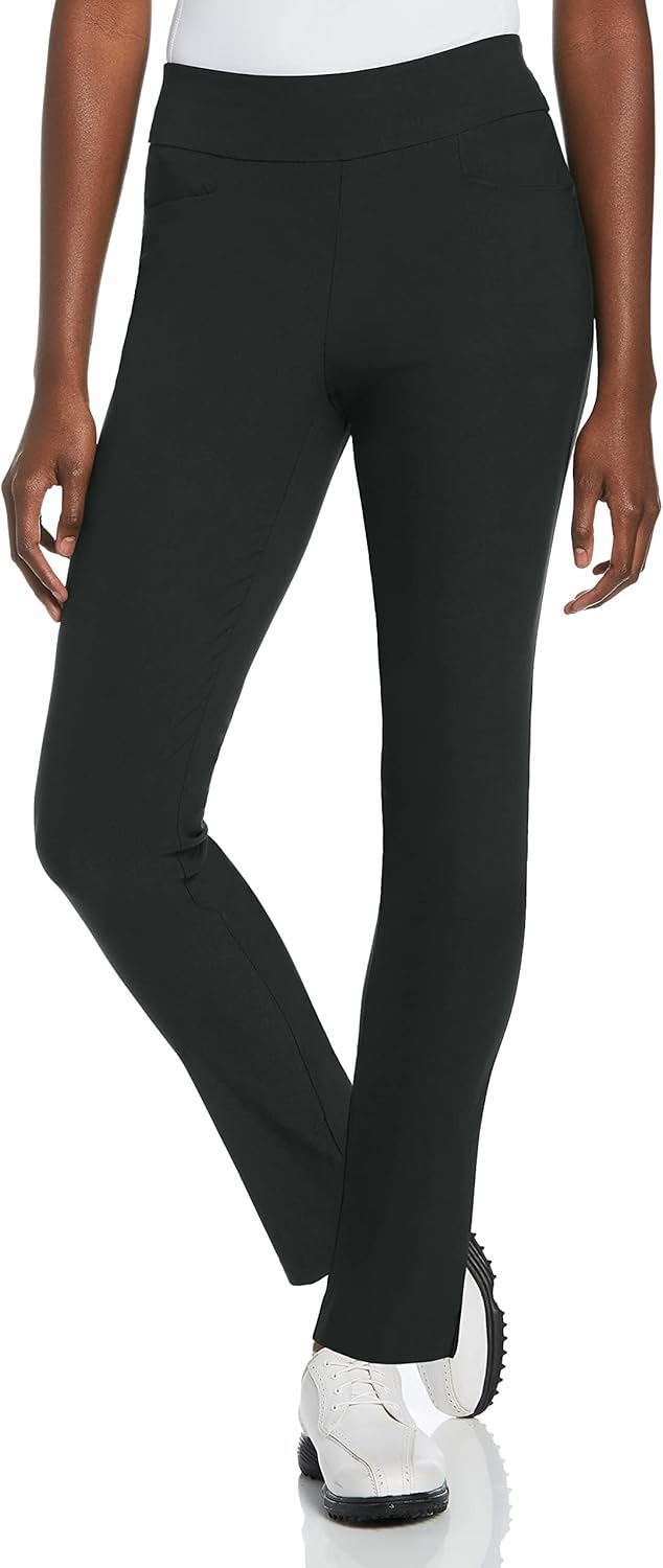 PGA TOUR Women's Pull-on Golf Pants with Moisture Wicking & Stretch