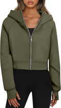 Trendy Queen Womens Zip Up Hoodies Jackets for Fall Style