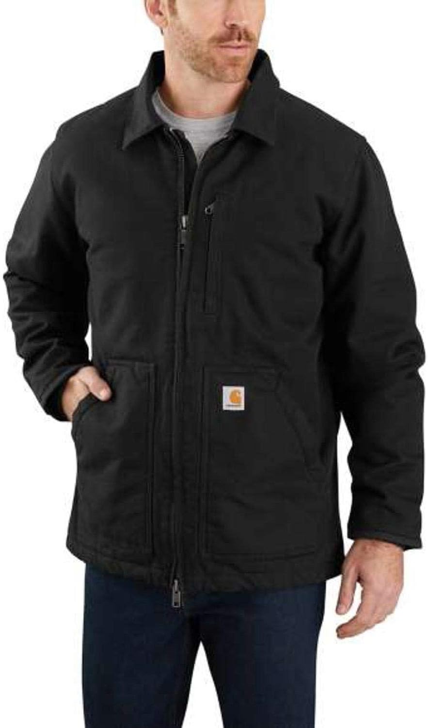 Carhartt Men's Loose Fit Washed Duck Sherpa-Lined Coat Review