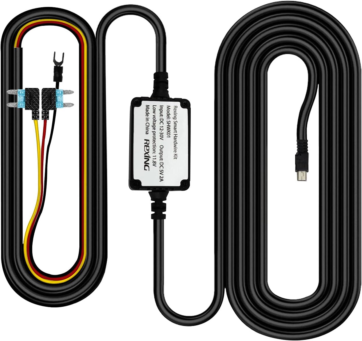 Power Your Dash Cam Safely with Rexing Hardwire Kit