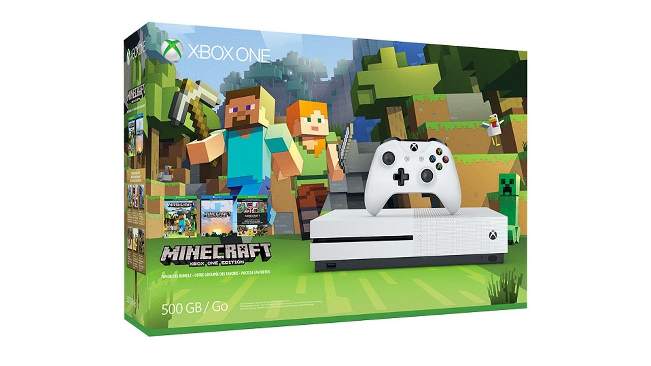 Xbox One S 500GB Console Minecraft Bundle for Ultimate Gaming