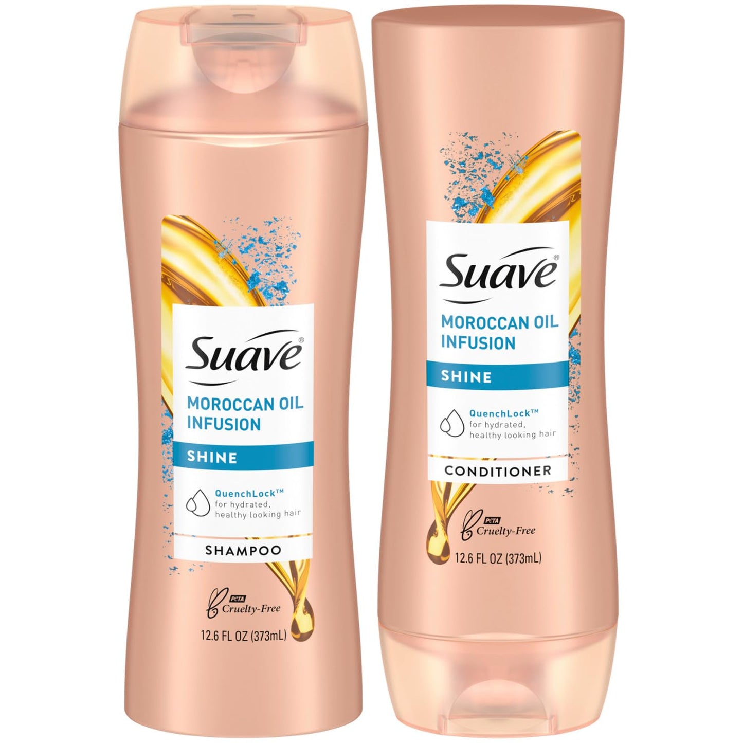 Suave Moroccan Oil Shampoo & Conditioner Set - Repair and Shine!