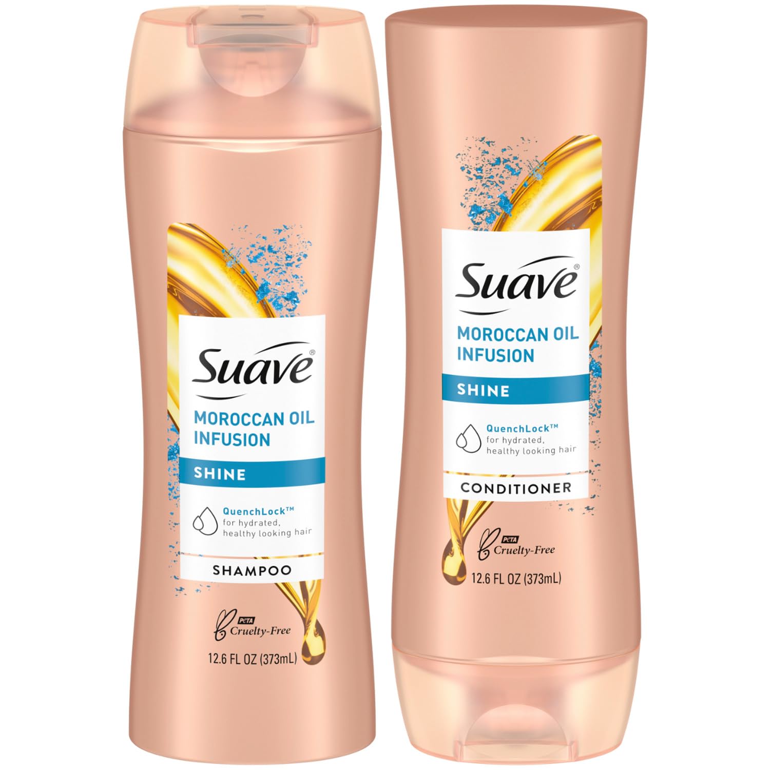Suave Moroccan Oil Shampoo & Conditioner Set - Repair and Shine!