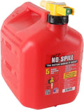 No-Spill 1450 5-Gallon Poly Gas Can - No-Spill Flow Control