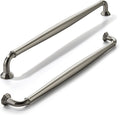 Brushed Satin Nickel Cabinet Pulls - Heavy Duty 12 Inch Handles