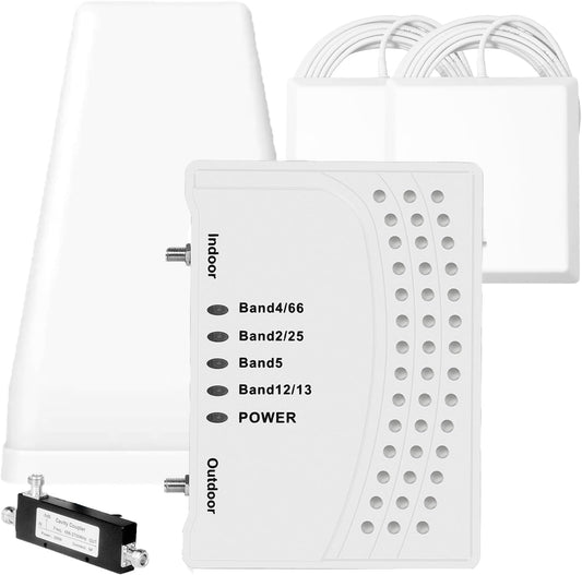 Cell Phone Booster for Home & Multi-Room, 7000Sq. Ft Coverage