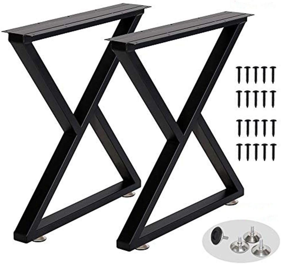 Sturdy Metal Table Legs for DIY Furniture Projects - 28 Inch