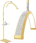 Lash Light 23 in Bling Diamond Half Moon Light - Adjustable Pro Lamp