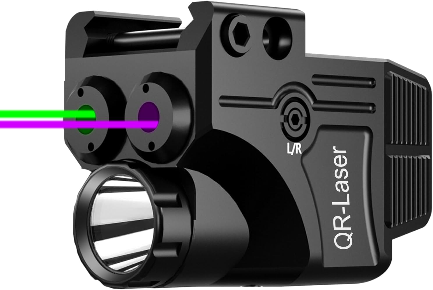 800 Lumens Tactical Flashlight Laser Sight with Adjustable Beams