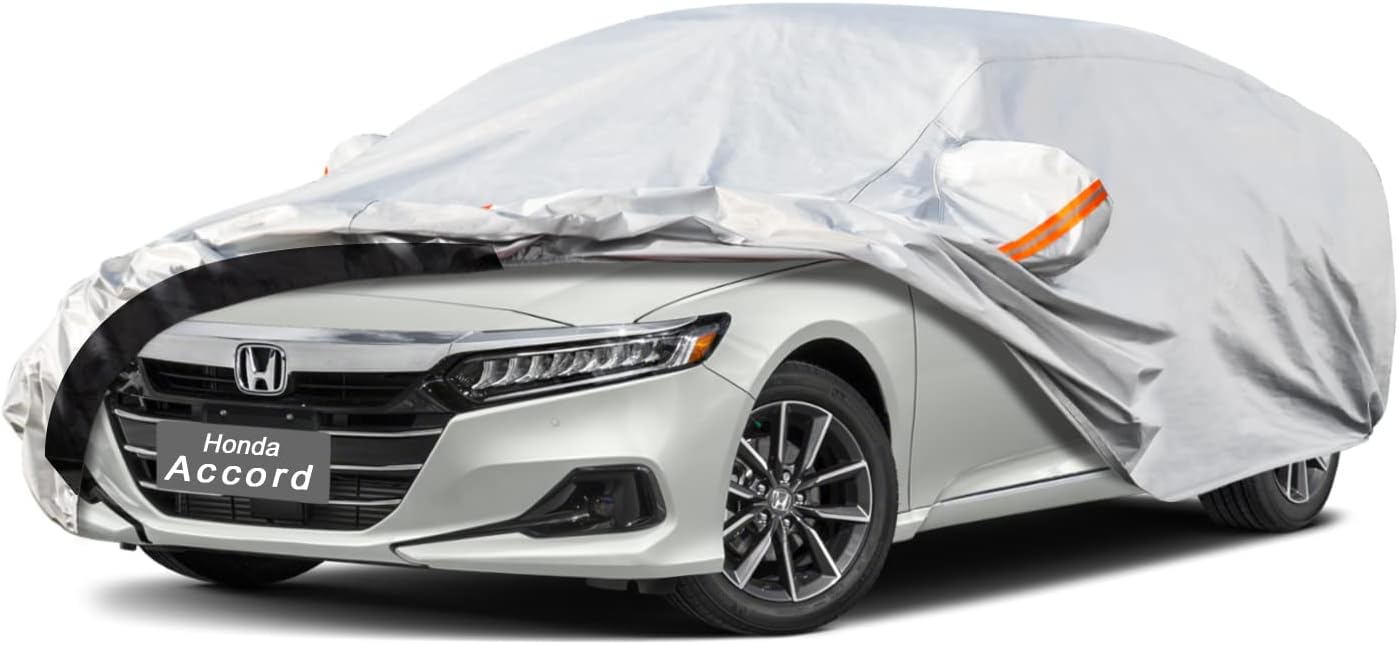 Custom Fit 6 Layers Car Cover for Honda Accord 1990-2025