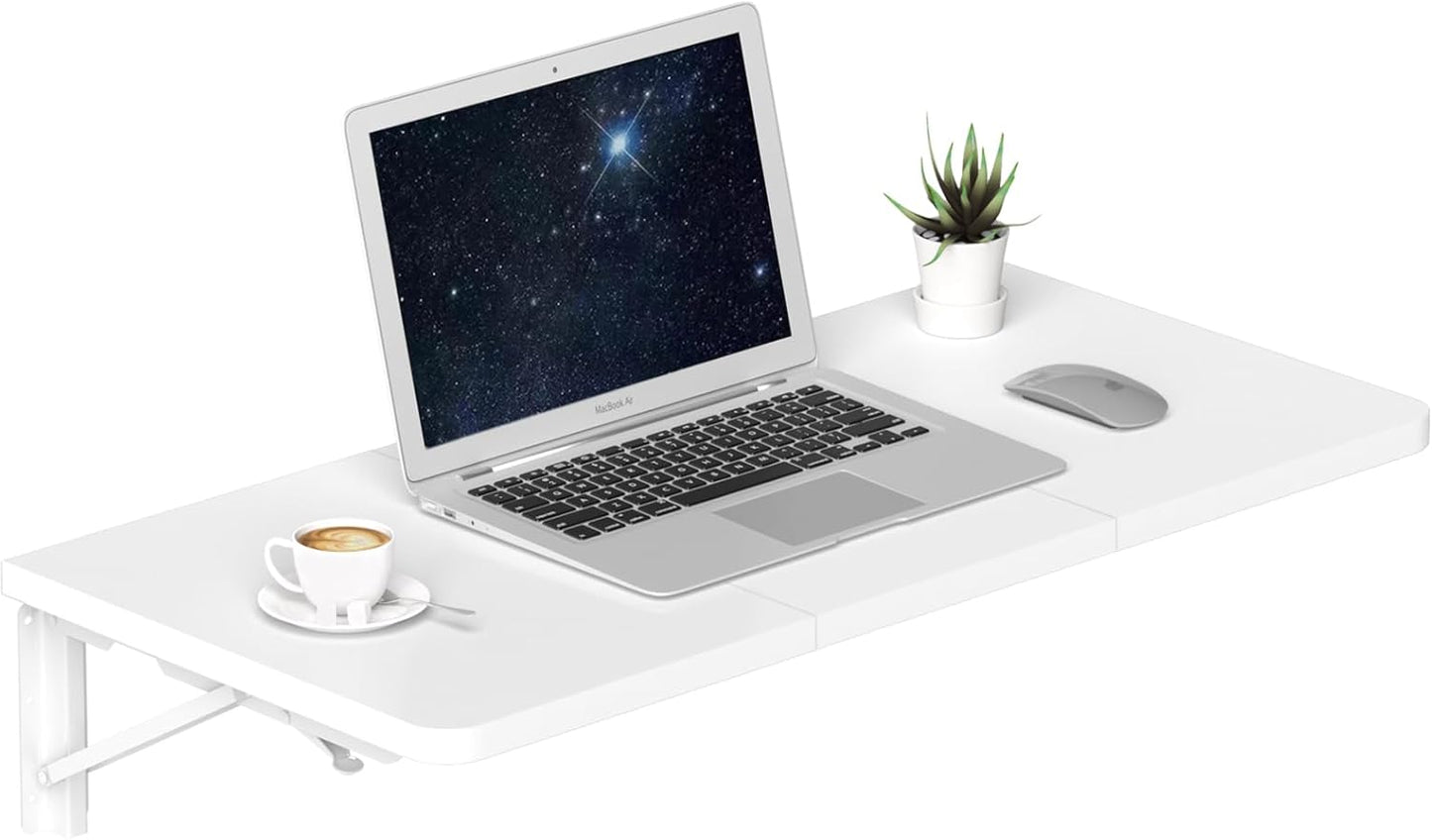 TEAMIX Wall Mounted Desk for Small Spaces - Versatile Folding Table