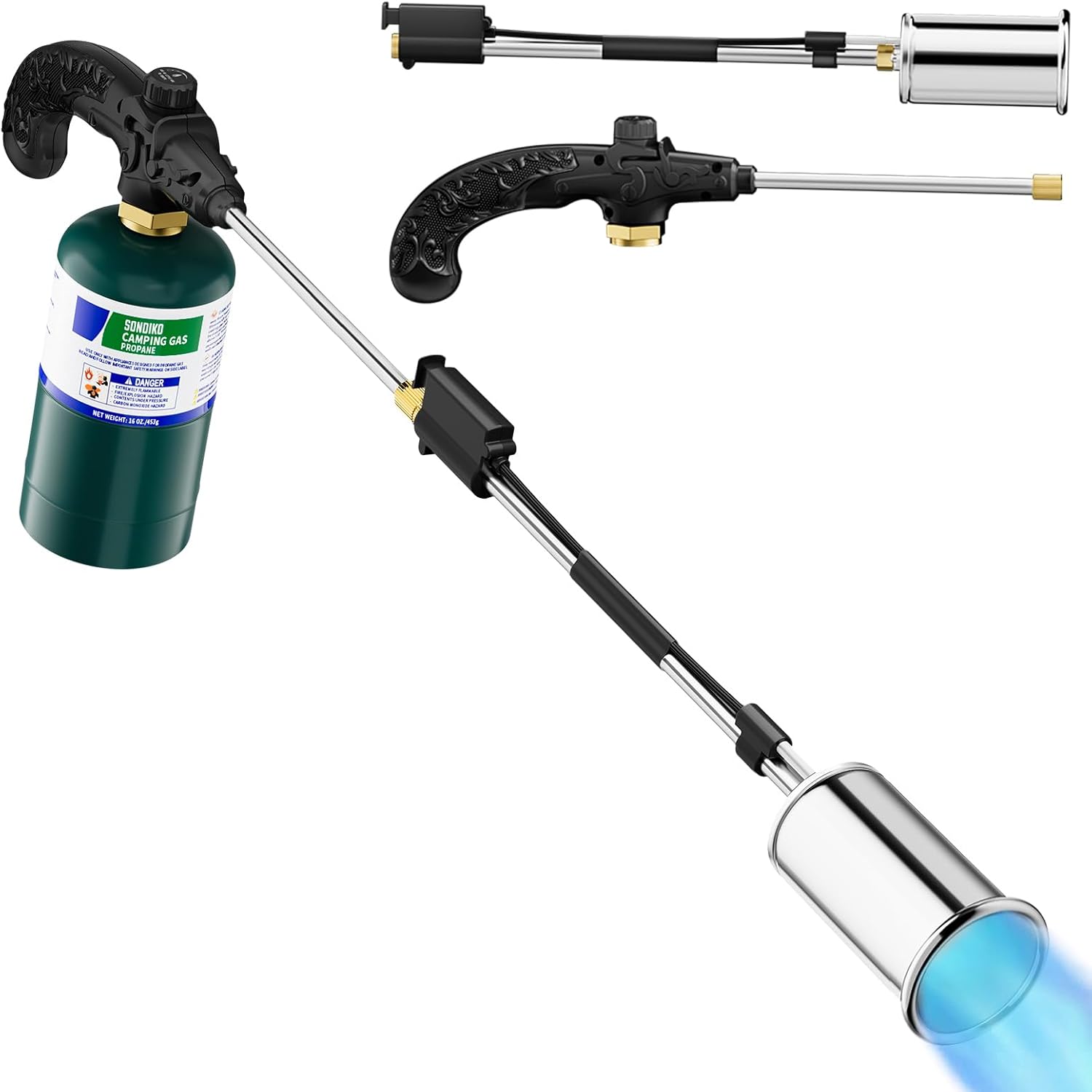 Sondiko Big Flame Propane Torch Kit for Heavy Duty Weeding