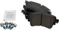 TRQ Rear Ceramic Brake Pad Set Compatible with Audi A4 Quattro