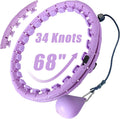 34 Knots Weighted Workout Hoop for Plus Size Adults Fitness