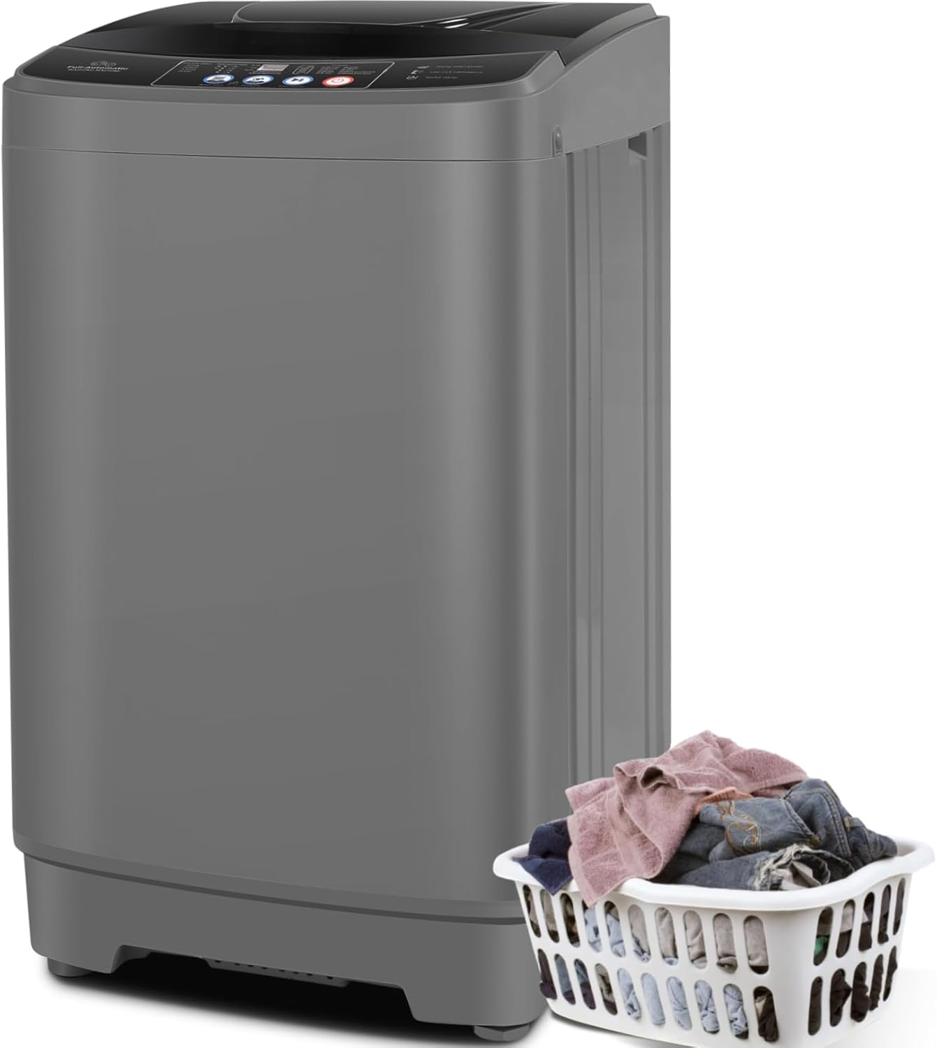 Nictemaw Portable Washing Machine with Drain Pump for Home Use