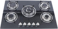 30 inch Gas Cooktop 5 Burners Built-in Tempered Glass - Easy to Clean