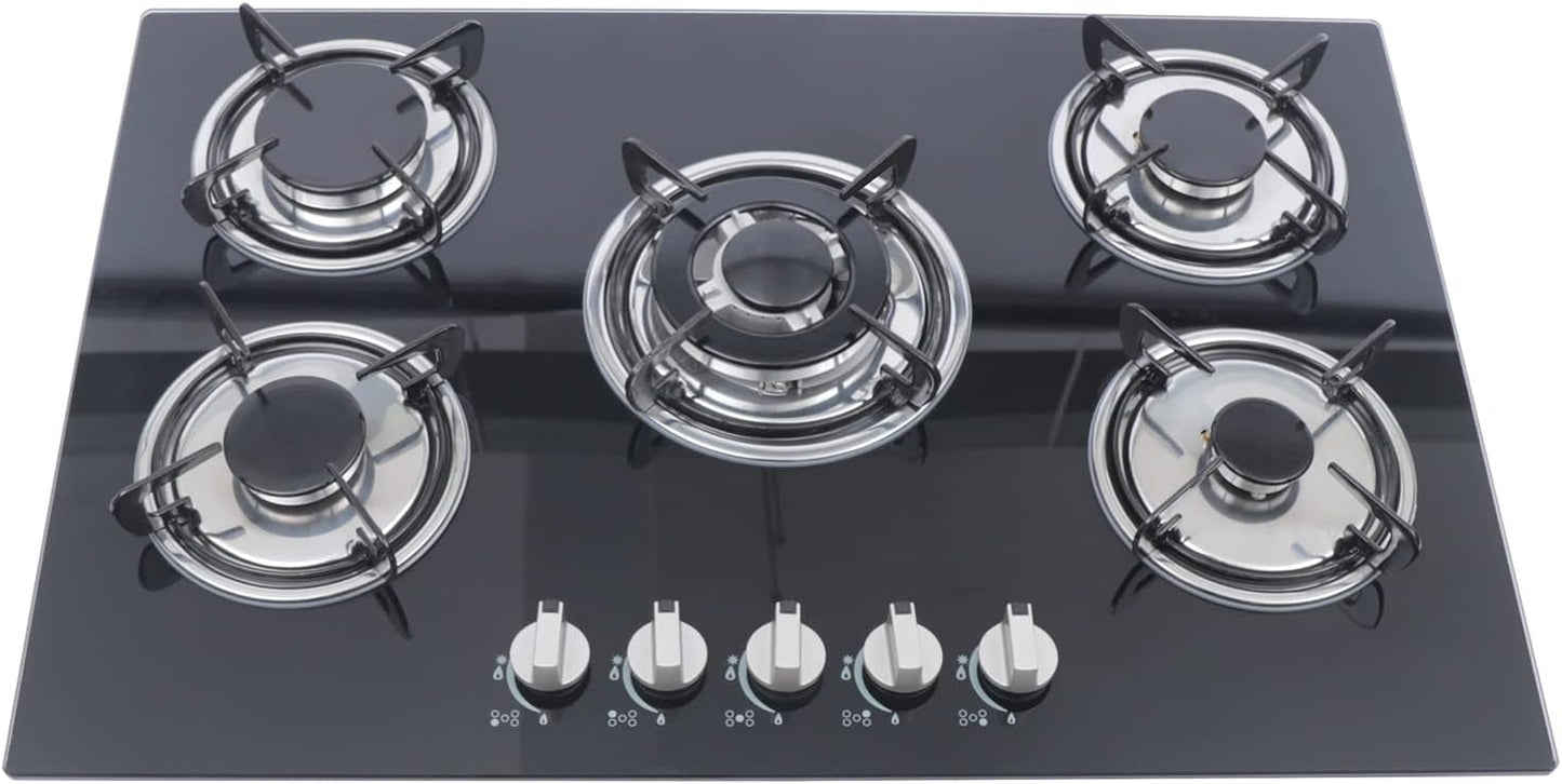 30 inch Gas Cooktop with 5 Burners for Effortless Cooking