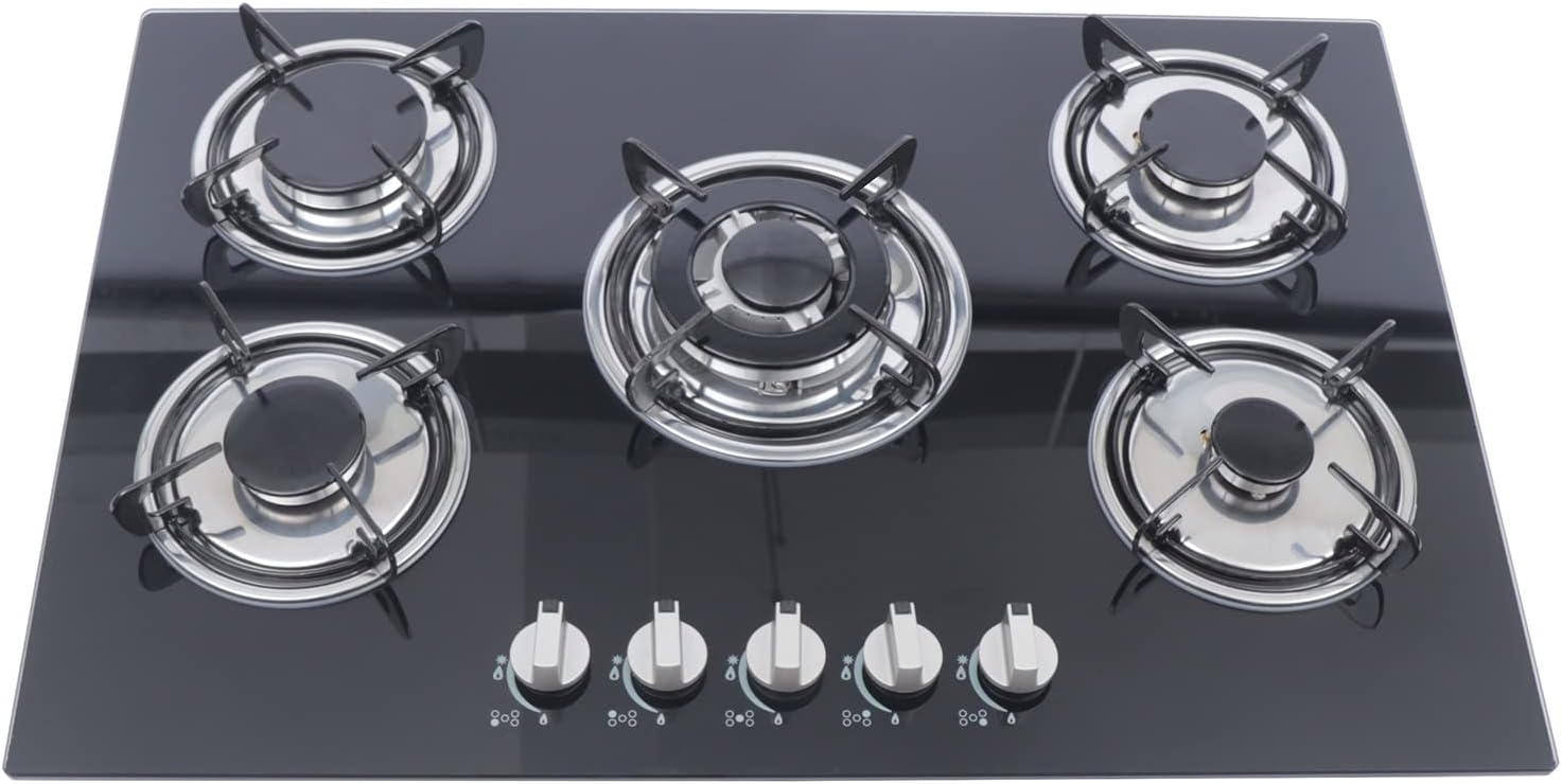 30 inch Gas Cooktop with 5 Burners for Effortless Cooking