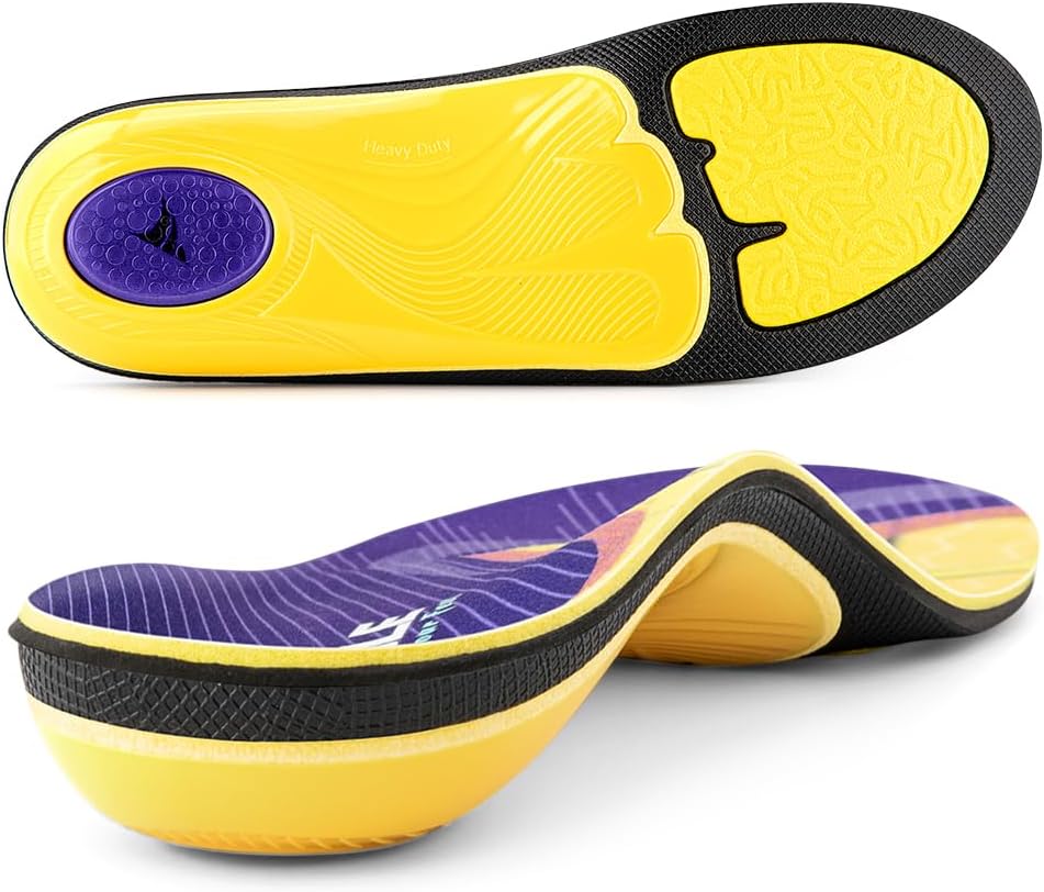 VALSOLE Heavy Duty Support Insoles for Pain Relief and Comfort