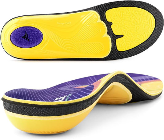 VALSOLE Heavy Duty Support Insoles for Pain Relief and Comfort