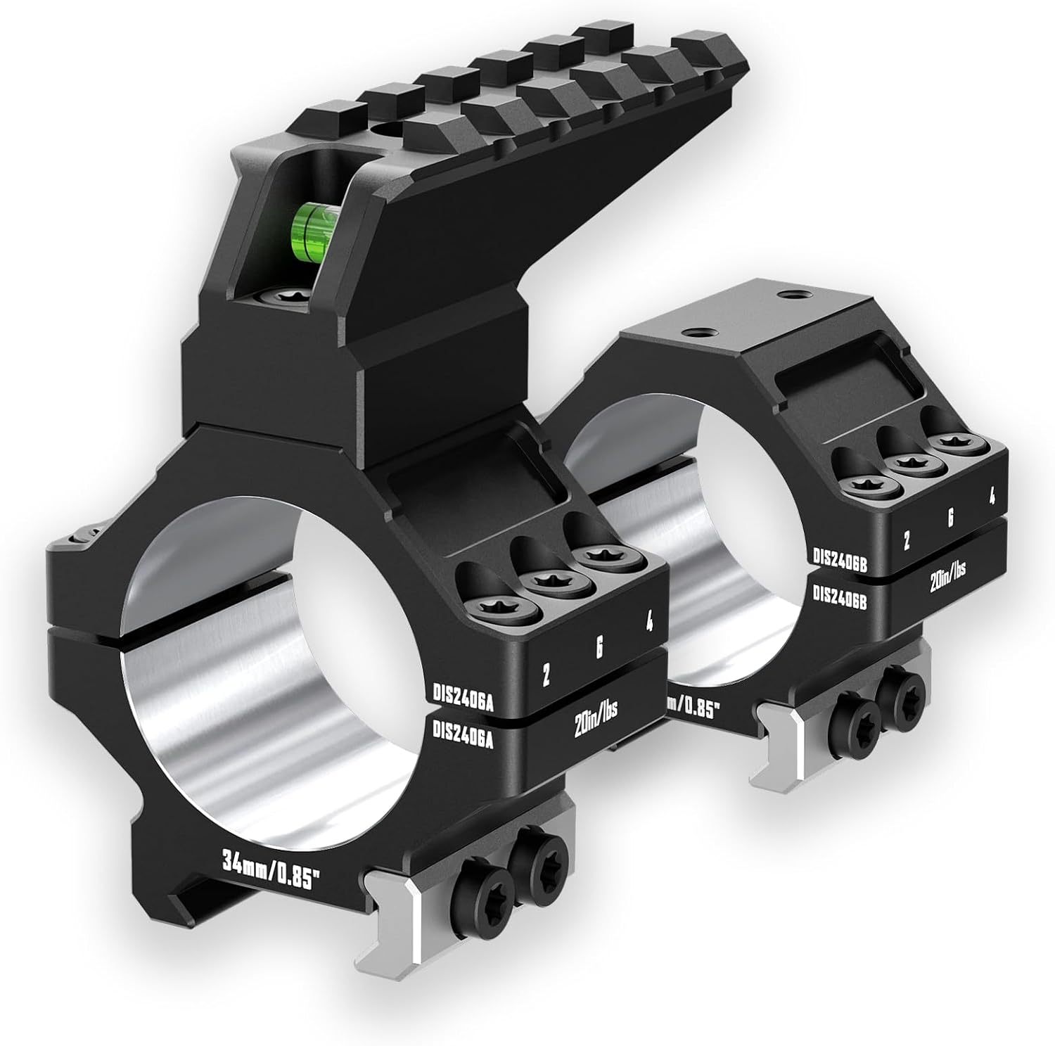 Heavy Duty Scope Rings by DISCOVERYOPT for Precision Mounting