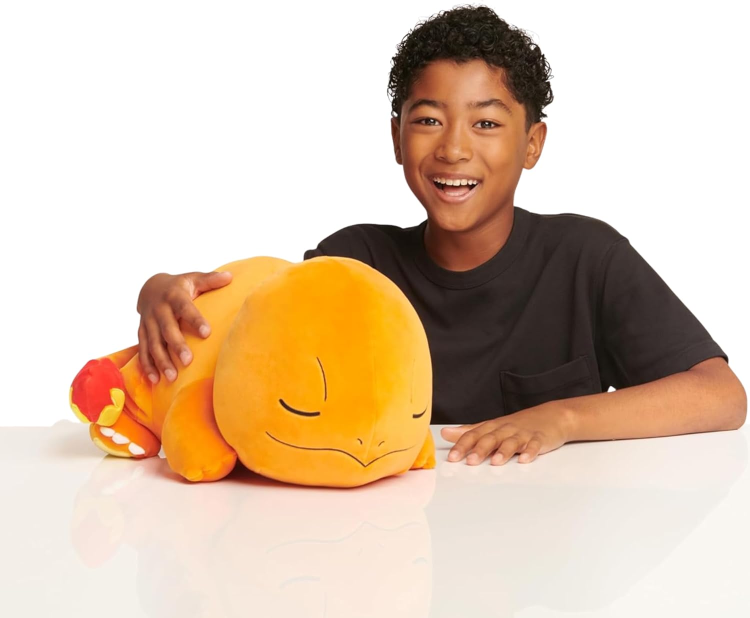 Pokemon Charmander Sleeping Plush - 18-Inch Cuddle Buddy