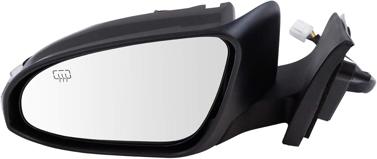 TRQ Left Mirror Drivers Side for 2013-2018 Toyota Avalon