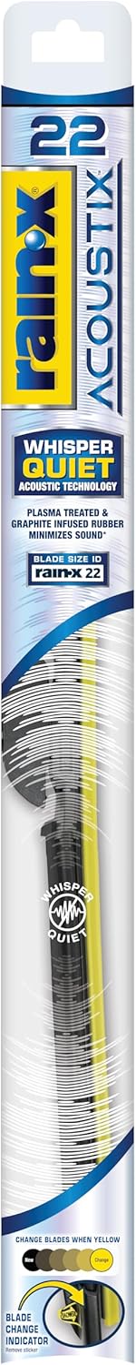 Rain-X Acoustix 22 Wiper Blades for Whisper Quiet Performance
