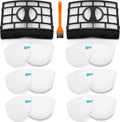 Shark ZU561 ZU560 Replacement HEPA Filter Kit - 2 HEPA + 12 Filters