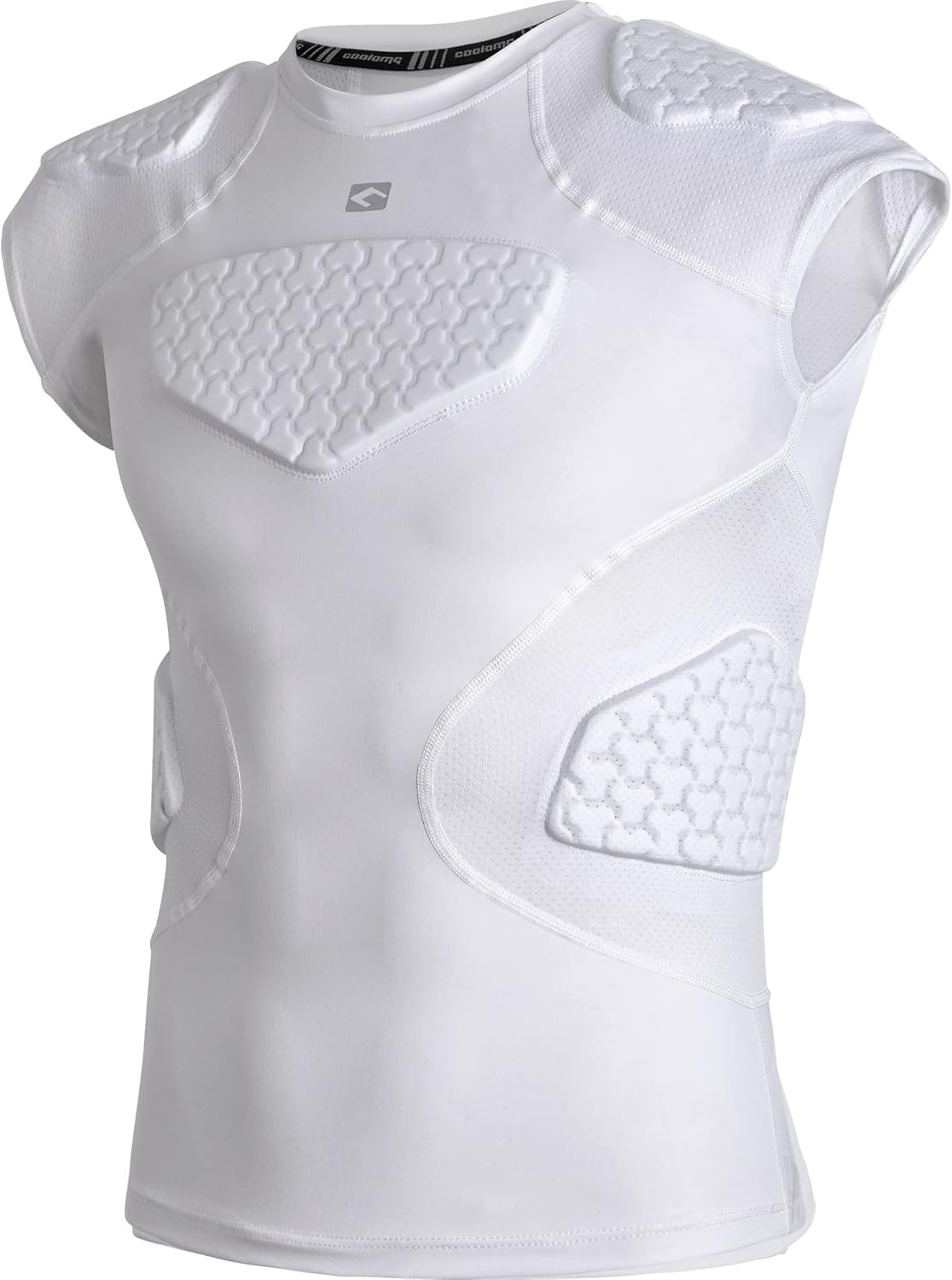 COOLOMG Youth Football Padded Shirt for Ultimate Protection