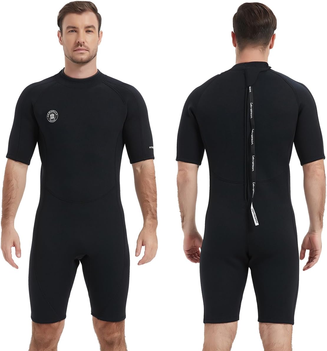 Lemorecn Adult's 3mm Shorty Wetsuits for All Water Sports