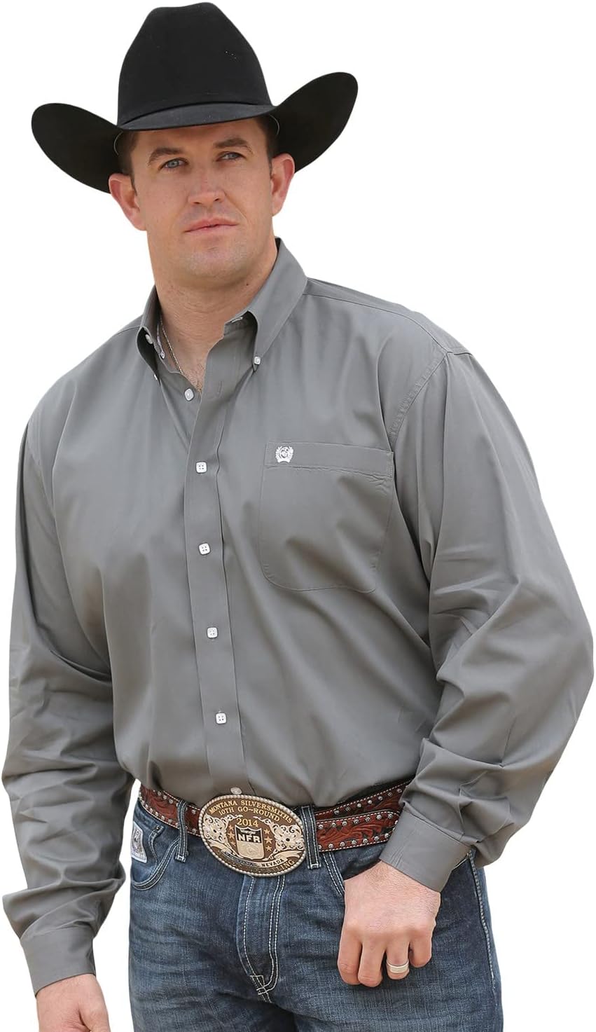 Cinch Men's Classic Fit Long Sleeve Button Down Shirt Review