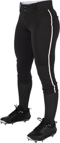 Women's Low Rise Softball Pants with Side Piping - Knicker Fit