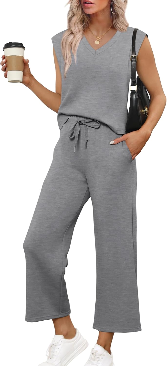 Stylish Two Piece Sets for Women Summer Vacation Travel Outfits