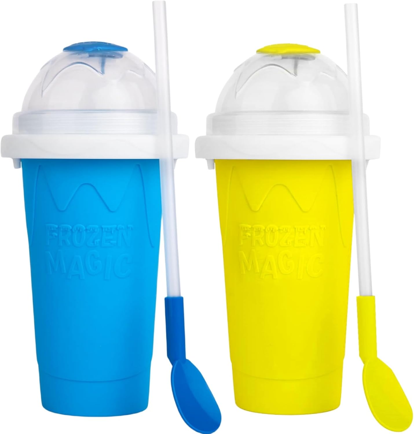 Portable Frozen Treat Maker - Enjoy Instant Slushies Anywhere! (BlueYellow, large)