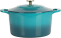Martha Stewart 7 QT Enamel Cast Iron Dutch Oven for Versatile Cooking