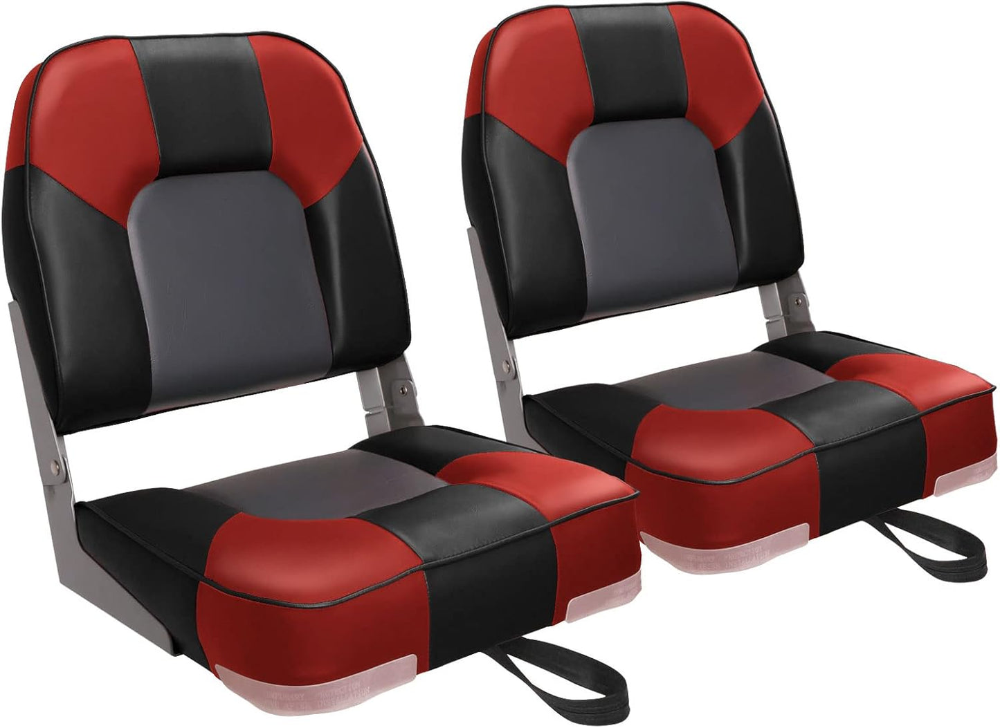 Leader Accessories Low Back Folding Boat Seats for Comfort
