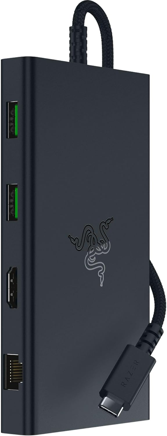 Razer USB C Dock 11-Port Travel Charging Station for Devices