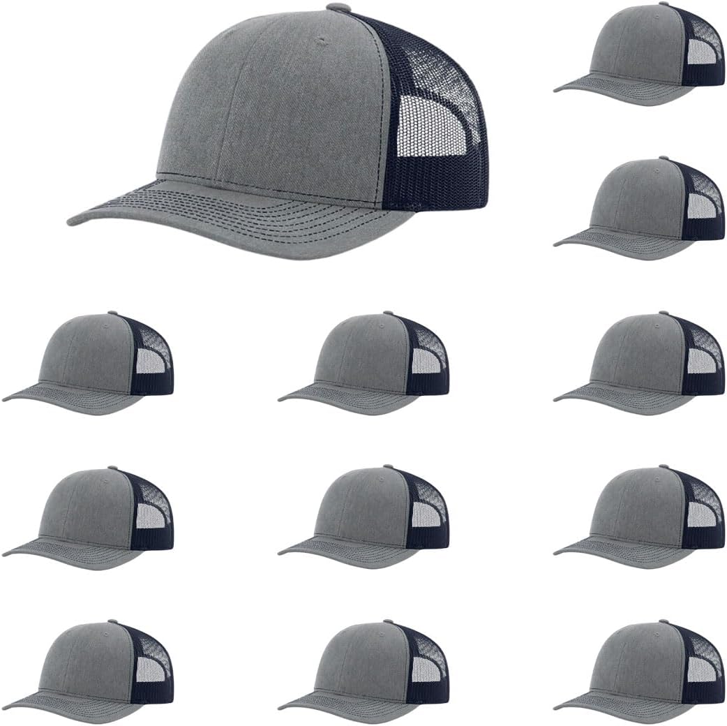 Richardson 112 Classic Six-Panel Adjustable Snapback Trucker Cap