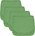 Patio Seat Cushion Covers 22in x 20in x 4in - Olive Green 4-Pack