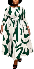Women Plus Size Formal A Line Maxi Dress with Pockets