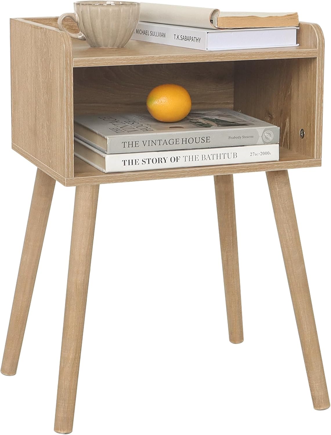 MaxSmeo Nightstand: Stylish Mid Century Modern Side Table