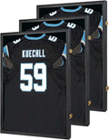 IHEIPYE Jersey Frame Display Case for Sports Memorabilia 3 Pack