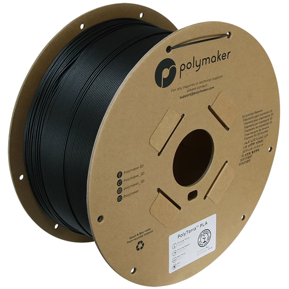 Polymaker Matte PLA for Production 1.75mm 2.5kg Black Filament