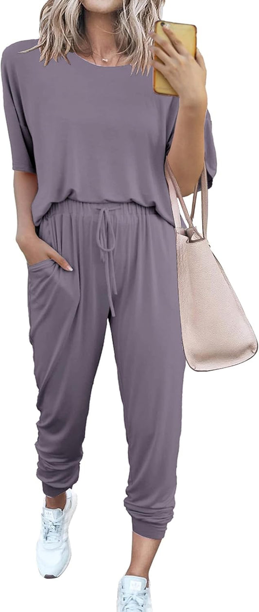 PRETTYGARDEN Women's Two Piece Sets for Summer Travel and Lounge