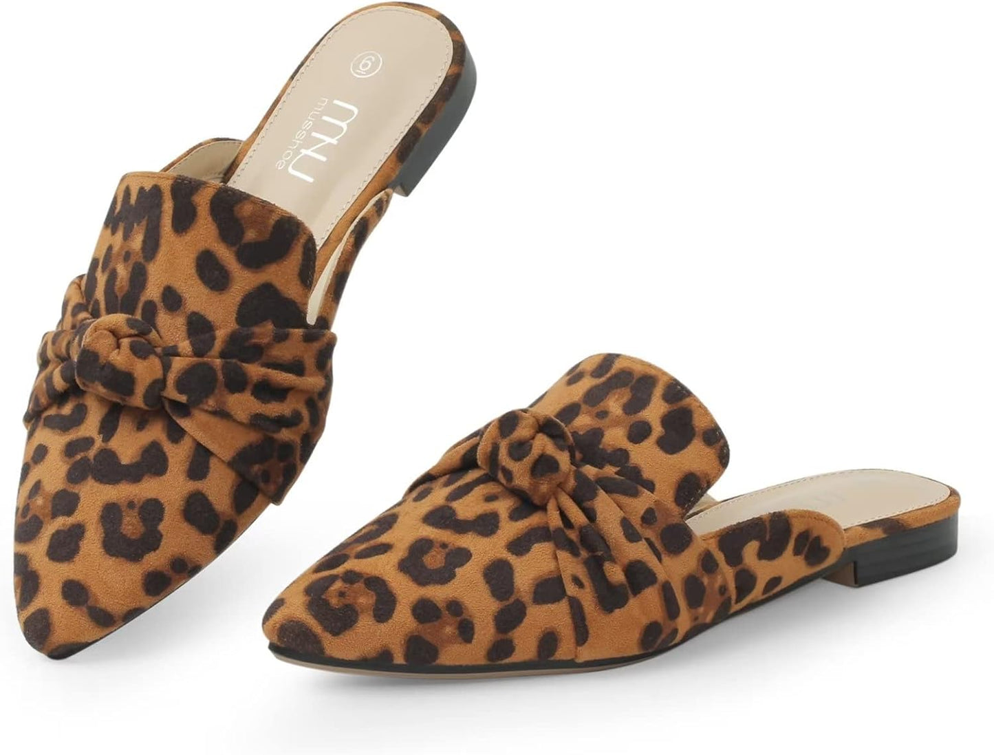 MUSSHOE Mules for Women: Comfortable Pointed Toe Flats