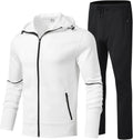 Men's Tracksuits Set Full Zip Jacket Hoodie Sweatsuit for Men