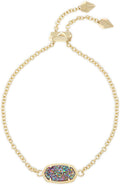 Kendra Scott Elaina Gold-Plated Adjustable Chain Bracelet for Women