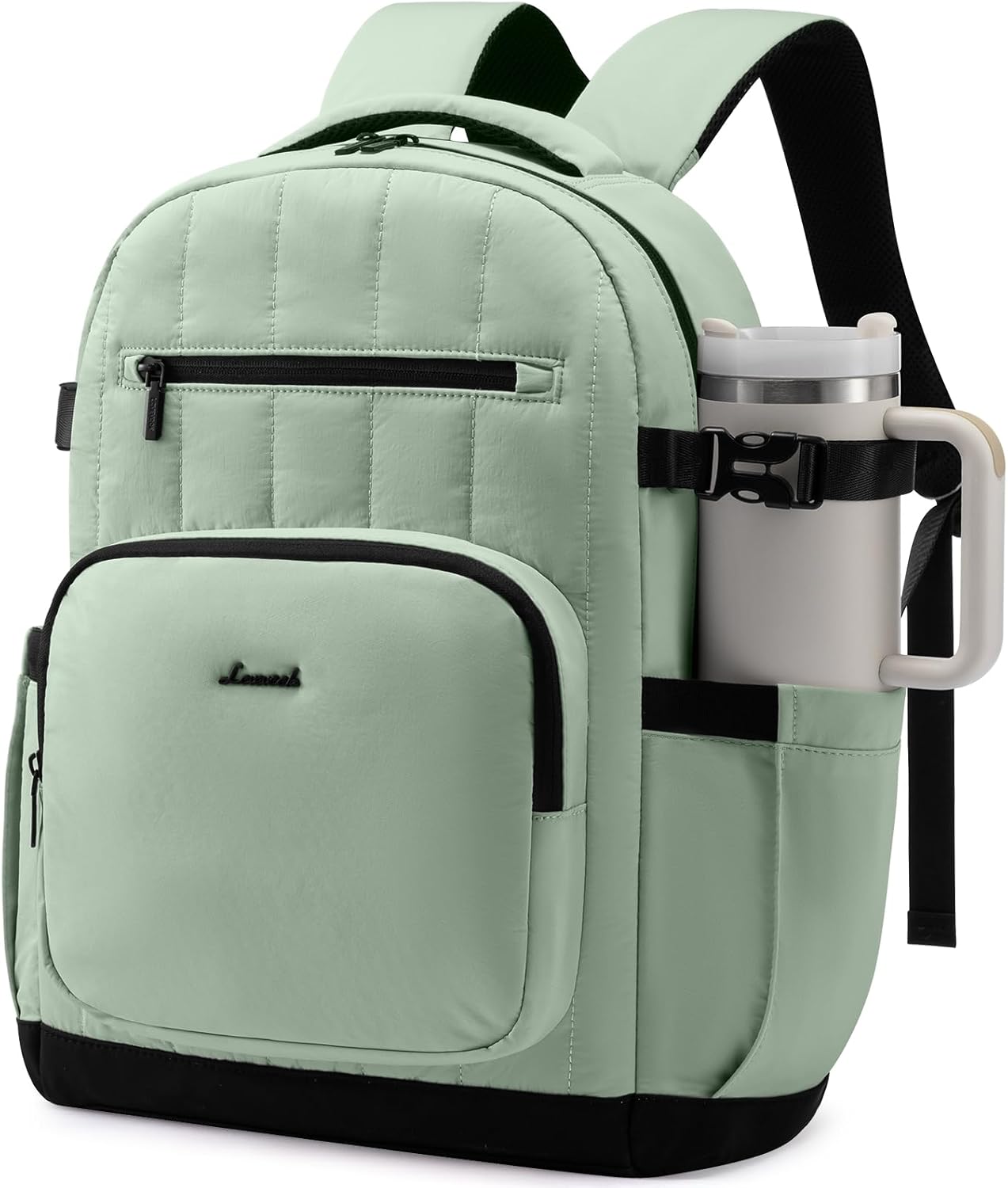 LOVEVOOK Laptop Backpack Women for Work and Travel, Mint Green